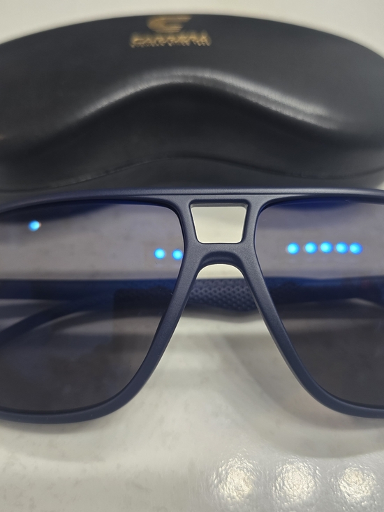 Carrera Accessories - Carrera Matte Navy Blue Sunglasses with Tinted Lenses